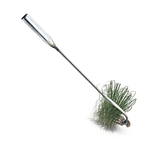 Hongjingda Désherbeur manuel en acier inoxydable - 4 dents - Pour le jardin, la cour, la terrasse
