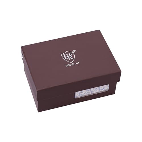 BRERA 67 - coffret cadeau homme 5 pièces cravate, mouchoir de poche costume homme, pince à cravate, couvre boutons et bouton de manchette personnalisé, cadeau homme original mariage