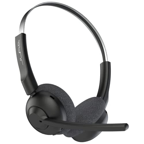 JLab Go Work Pop Casque Bluetooth sans Fil avec Micro - 50h, Noir