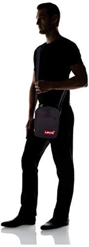 Levi's Mini Crossbody Solid (Red Batwing), Homme, Regular Black, Taille Unique