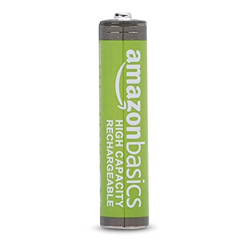 Amazon Basics - NiMh Piles Rechargeables AAA Haute capacité, 850 mAh, pré-chargées, Lot de 8