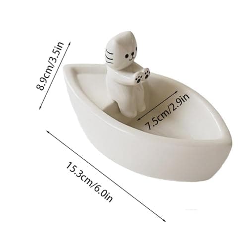 Chandelier de bureau en forme de chaton – Support créatif pour bougies en bateau | Stand de décor de chaton | Bougeoir chat mignon chauffant les jambes | Ornements créatifs de chandelier en forme de b