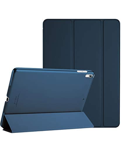 ProCase Coque pour iPad Air 3(10.5" 2019), iPad Pro 2(10.5" 2017), A2123 A2152 A2153 A2154 A1701 A1709 A1852, Housse Étui de Protection avec Support Fonction et Sommeil/Réveil Automatique-Bleu