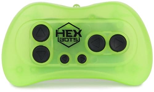 Hex Bots - Gecko RC - Gecko Radiocommandé Qui Rampe Sur Le Sol Et Les Murs - Avec Yeux Lumineux - Pilotage Facile - Câble USB Inclus - Jouet Enfant 4 Ans et +