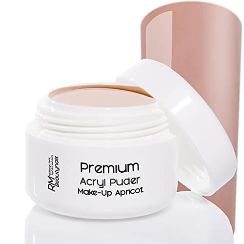 RM Beautynails Poudre acrylique camouflage pour ongles "Abricot" Qualité professionnelle