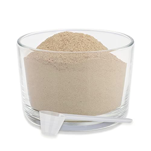 Poudre de levure de bière ReaVET pour Chiens et Chats 500g - levure de bière moulue Pure Contre la Chute des Poils et Les tiques, vitamines B Naturelles et biotine pour Chiens et Chats