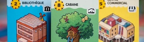 Asmodee - HAPPY CITY - Jeu de Société de Construction Urbaine Pour Enfants Dès 10 Ans - Créez votre Ville - Lauréat As D'Or 2022 - 2 À 5 Joueurs - 30 Min - Version Française