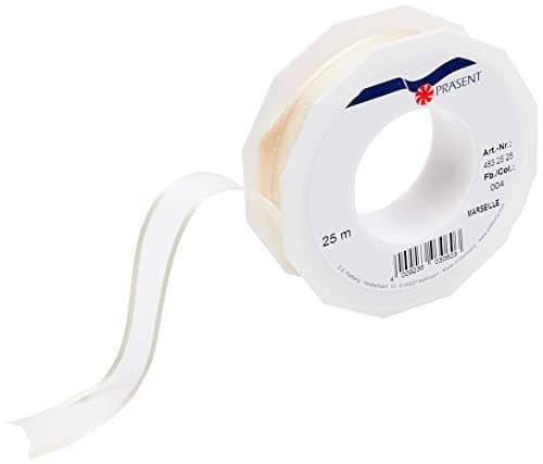 C.E. Pattberg GmbH & Co. KG Marseille Ruban en Organza Crème 25 mm 25 m