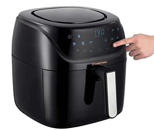 Russell Hobbs Air fryer XXL 8l [Multicuiseur 7en1, 10 programmes] Friteuse sans huile avec Rapid Air (cuit, grille, rôtit & plus, tactile, contrôle de température, lave-vaisselle) Airfryer 27170-56