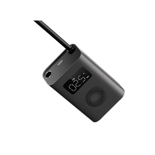Xiaomi Mi Air Pump 2, Compresseur Electrique Portable, Lampe Torche Intégrée, Affichage Précis du Niveau de Batterie, Gonfle sous Tous Les Angles