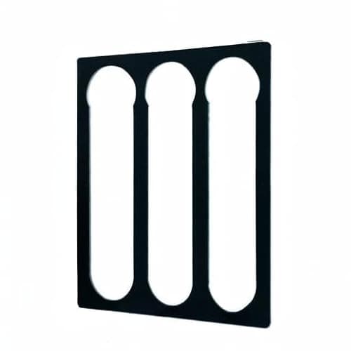 COVERBAGBCN - Porte-Capsules de Café pour 12 capsules | Compatible avec Dolce Gusto | Support de Capsules en Méthacrylate | Installation Versatile pour le Stockage de Capsules de Café (noir mat)