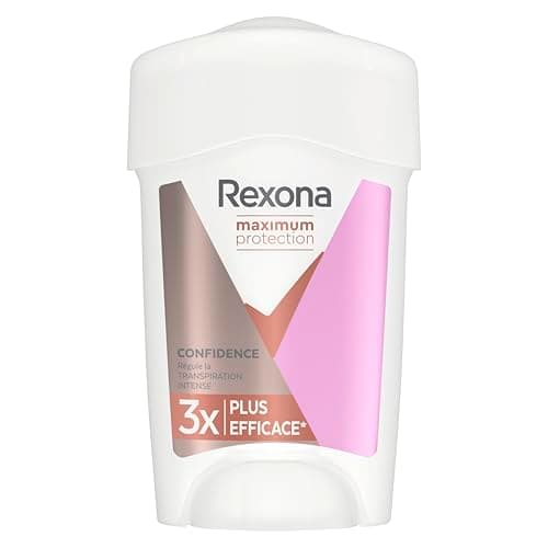 REXONA - Déodorant Femme Confidence - Stick Anti-transpirant - 3x plus efficace contre la transpiration - Protection 96h - 45ml