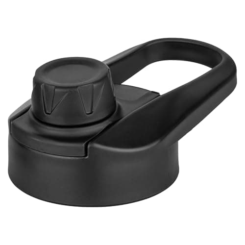 Vinsun Kit Bouchon Gourde, Couvercle à Visser ø57mm avec Ouverture pour Boire - Anti-Fuite, sans BPA, Joint en Silicone - Bouchon à Vis pour Bouteille Inox