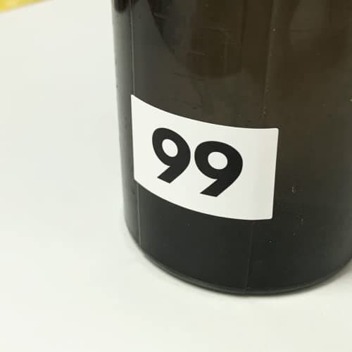 5 Séries - Chiffre Autocollant Adhesifs 1-100, Vinyle Imperméable - Noir, 40 x 25 mm