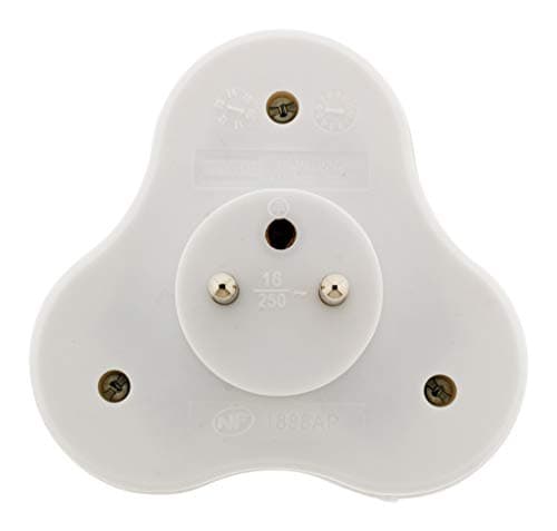 Triplite 3x 16A triangulaire - Blanc - Zenitech