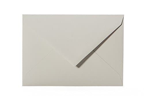 25 enveloppes 14x19 cm, grammage 120g/m2, enveloppe 14x19, couleur : gris avec patte pointue pour carte 13x18 cm
