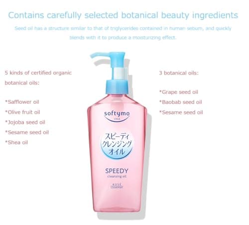 Kose Cosmeport Softymo Speedy Make-up Cleansing Oil 230ml - Lot de 2