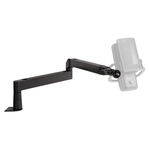 Elgato Wave Mic Arm LP - Perche de micro haut de gamme compacte avec passe-câbles, pince pour bureau, fixation polyvalente, entièrement réglable, idéale pour podcasts, streaming, jeux, télétravail