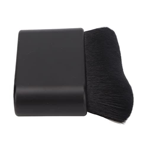 Grand Pinceau de Bronzage Plat, Pinceau pour Autobronzant, Pinceau de Bronzage Noir, Pinceau Bronzant Crème de Mélange Noir pour Maquillage du Corps du Visage Autobronzant