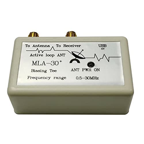 GutView MLA-30 + Plus Antenne de Boucle de Version de Mise à Niveau 0,5-30 MHz Anneau étanche à la Pluie antenne de réception Active Faible Bruit Onde Courte Moyenne