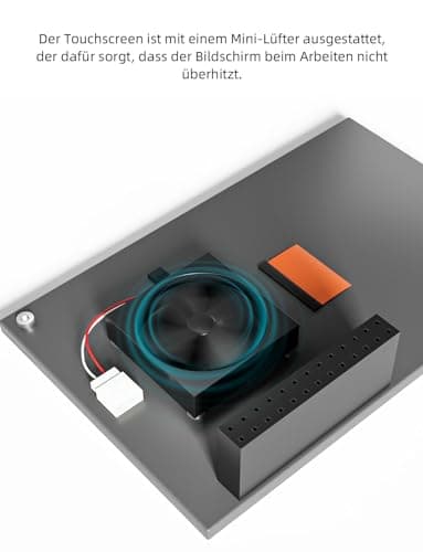 Écran Tactile 3.5 Pouces, 480 x 320 Pixels 60 FPS Mini Moniteur avec Stylet et Mini-Ventilateur pour Raspberry Pi 3/4/5