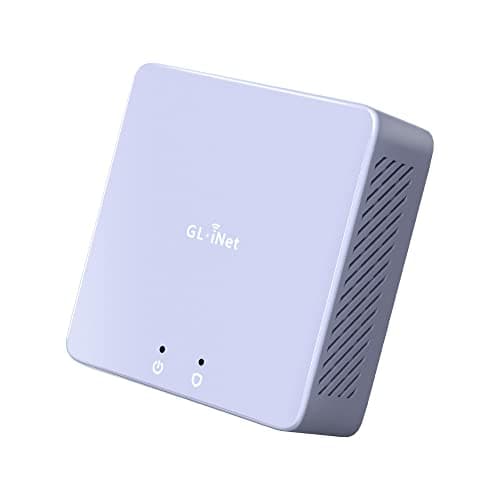 GL.iNet MT2500 (Brume 2) Mini passerelle VPN, Bureau à Domicile et Travail à Distance, Serveur et Client VPN pour la Maison et Le Bureau, Cascade VPN,WAN 2.5G, *Pas de WiFi* (Plastique ABS)