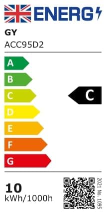 GY Ampoule LED E14 4,9W (équivalent 60W), 807 lumens 3000K Blanc Chaud, C37 Ampoule E14 Efficacité Energétique, E14 LED Non-Dimmable, Lot de 6