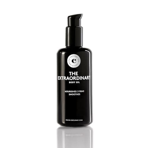 COCUNAT - The Extrordinary Oil - Huile Corporelle 100% Naturelle - Huiles d'amande, de Rose Musquée et D'argan - Nourrit et Hydrate - Prévient et Traite les Vergetures - Hydratation - 175ml