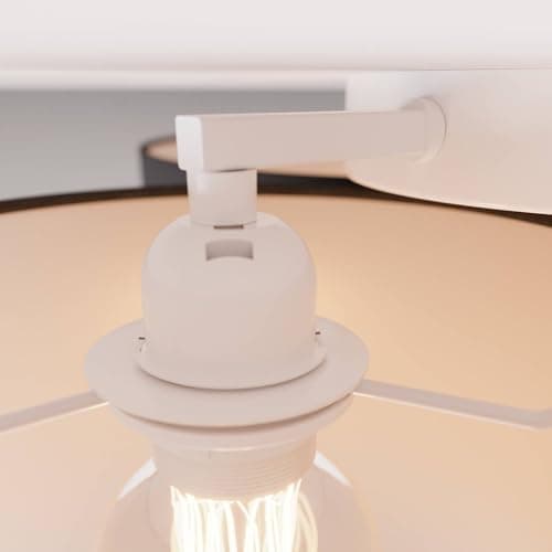 Lindby Plafonnier Tissu Laurenz à intensité variable (Moderne) en Gris Textile e. a. pour Salon & Salle manger (à 3 lampes, E27), Luminaire Plafonnier, Lampe Plafond, Eclerage Eclairage