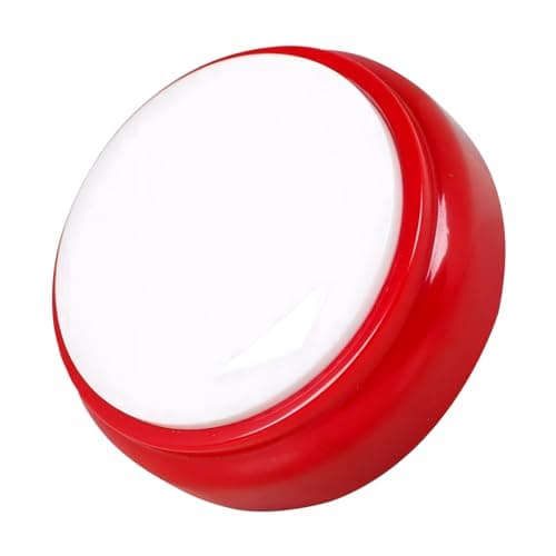 MAUJOY Horloge Parlante,Voix Française Claire Plus Facile à Comprendre- avec Réveil Alarme sonore pour Alzheimer, Malvoyants, Aveugles ou Personnes Agées (Red+White)