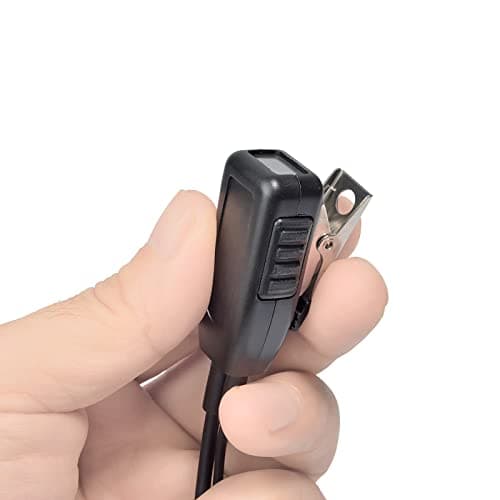 HYSHIKRA Sepura Oreillette compatible avec les radios Sepura STP8000 STP9000 SC20 SC21 (tube acoustique caché)