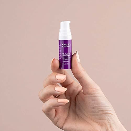 Paula's Choice CLINICAL 1% Retinol Sérum - Anti Âge Traitement Visage - Créme Réduit les Taches Brunes & Rides - Vitamine C & Peptides - Tous Types de Peaux - Format Voyage 5 ml
