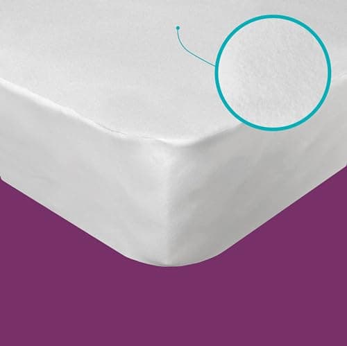 Clair de Nuit - Protège Matelas imperméable 140x190 cm | Alèse Bouclette 100% Microfibre Fraîcheur | Membrane Respirante et Silencieuse