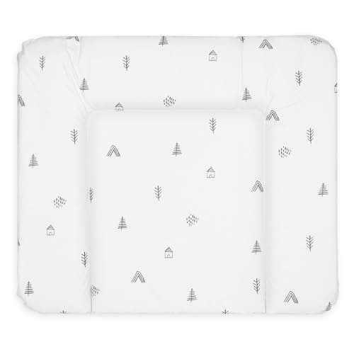 Bonky® Matelas à Langer Bebe souple 85x72 cm - Matelas à langer epais lavable - pour garçons et filles - Certifié Öko-Tex - Imperméable - Mono 2A - 72x85 cm