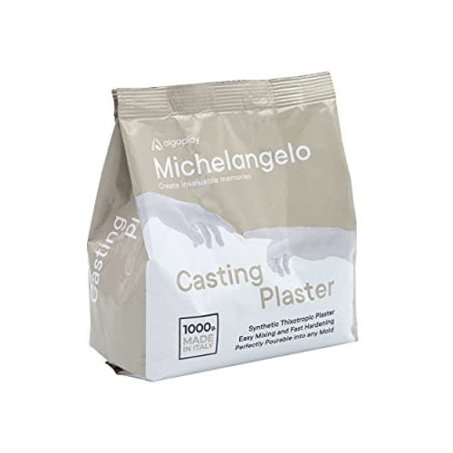 Michelangelo KIT REFILL matériaux de moulage pour 4 mains d'adultes ou d'enfants en famille ou entre amis