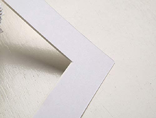 TUKA 5x Passe-Partout DIN A3, Ouverture A4 20,8x29,5cm, Blanc, 1 mm d'épaisseur Passepartout, Sans Acide Résistant au Vieillissement pour l'encadrement Photos Affiches Impressions d'art, TKD9100-A3