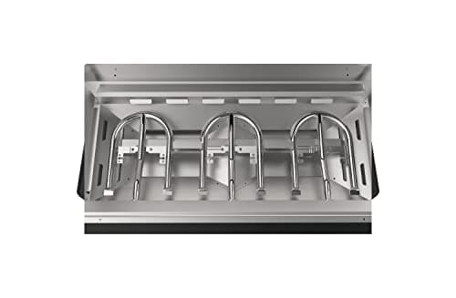 cozze Plancha de Cuisson à Gaz Haut de Gamme Cozze® - Puissance 7.5 kW, Surface de Cuisson 80x50 cm, Design Élégant, Allumage Électronique, Noir et Acier Inoxydable