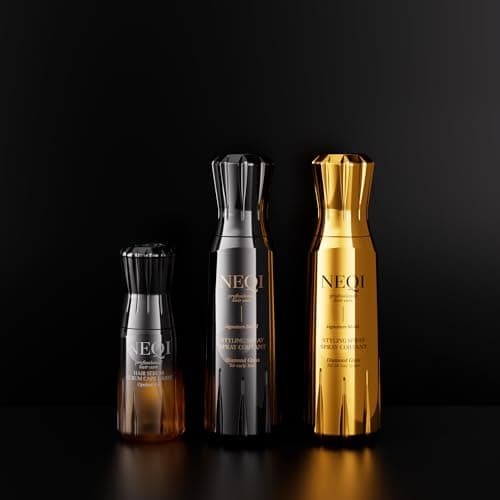 NEQI OPULENT OIL Sérum Capillaire 75ml – Sérum Huile Riche pour Brillance & Protection Thermique, Pour Tous Types de Cheveux, Finition Ultime, Hydratant, Fabriqué en Italie