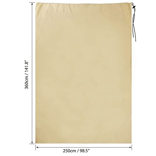 Tesmotor Housse D'hivernage, Housse de Protection pour Plantes, Voile d'hivernage économique Grande Capacité 80g/m2 - 360 x 250CM