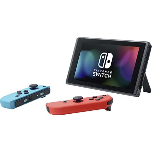 Nintendo Console Switch avec Joy-Con bleu néon et rouge néon