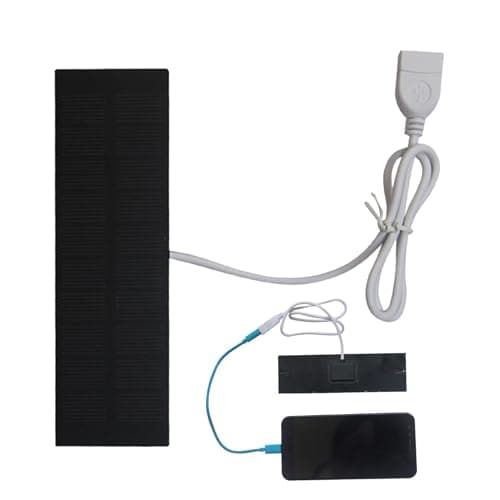 Solar Panel Charger for Camping, Fast Charging USB Charger, Portable Solar Charger, 3W Solar Panel Charger, Solar Charging Panel Phone Charger, Battery Bank for Cell Phone,