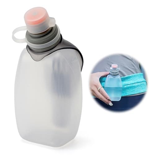 BRISKORE Gourde de sport, 250 ml, sans BPA, anti-fuite, avec clip arrière, pour le sport, le marathon, la course à pied