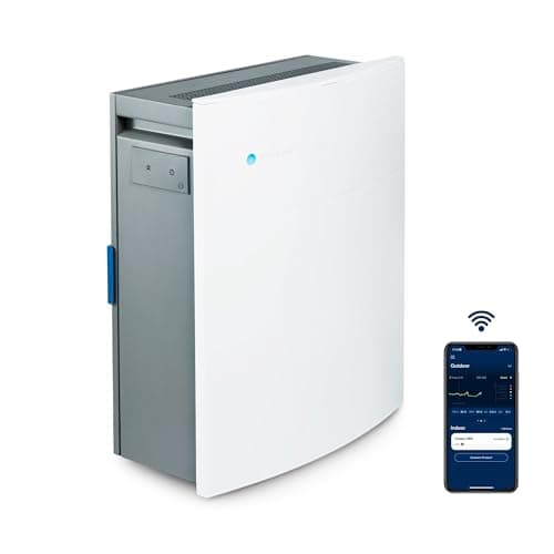 BLUEAIR Purificateur d'air Blueair Classic 280i, purificateur filtre à air auto HEPA SilentTM, système de filtration SmokeBlock jusqu'à 52 m2, blanc
