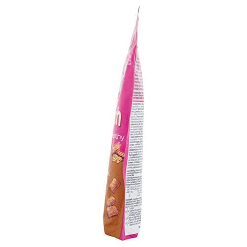 VITAKRAFT- Crispy Crunch Classic, Friandises pour Chats, Snack Croustillant Au Malt, en Sachet Refermable, sans Sucres Ajoutés (1X 60G)