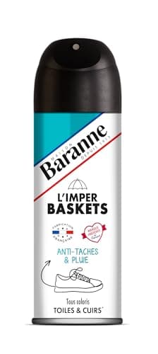 Baranne - Imperméabilisant Baskets - Tâches et Pluie - Tous Cuirs Véritables - Chaussures - Préserve la Souplesse des Matières - Pulvérisateur - 200ml