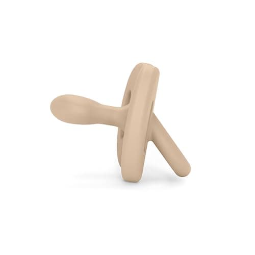 Suavinex, Sucette Tout Silicone, pour Bébé 6/18 Mois, avec Tétine Symétrique SX Pro, Réversible, Super Douce et Souple, Idéal pour Dormir, Respecte le Développement Buccodentaire, Irish Cream