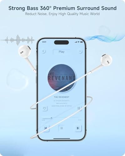 Casque USB C, Casque Filaire USB C pour iPhone 15, Casque de Type C avec Micro et contrôle du Volume, écouteurs stéréo HiFi de Type C pour Huawei Samsung Galaxy S24 S23 S22, i-Pad Pro, Pixel