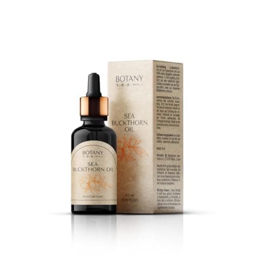 Huile d'argousier 50 ml – Hippophae Rhamnoides – Pressée à froid – Huile d'argousier – Huile de Buckthorn de mer – Pure & naturelle – Huile de support – Huile de soin – Huile de soin – Huile pour le