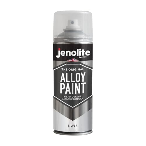 JENOLITE Peinture pour jantes en alliage | ARGENT | Rénover et restaurer les alliages automobiles | Résistant à la corrosion et aux éclats de pierre | 3 x 400ml