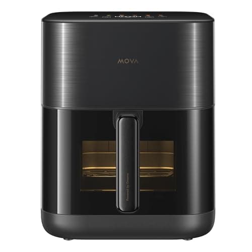 Dreame Mova AeroChef FD10 Pro Friteuse à air chaud, Effet Croustillant Rapide, Friteuse sans Huile, Grande Friteuse à Air Chaud de 6L, Double Système de Chauffage, 50 °C-230 °C, 11 Modes Préréglés